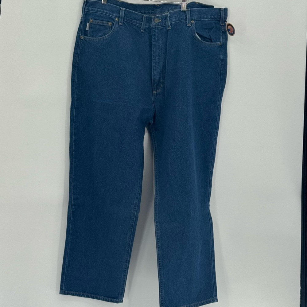 Carhartt Men’s Jeans 46x30 Made in USA Relaxed‎ Fit Heavyweight Denim Work Pants